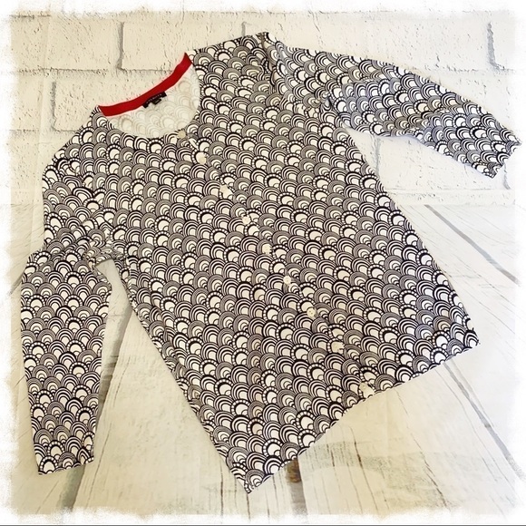 TALBOTS Black/White Print Button Down Cardigan - Picture 6 of 6